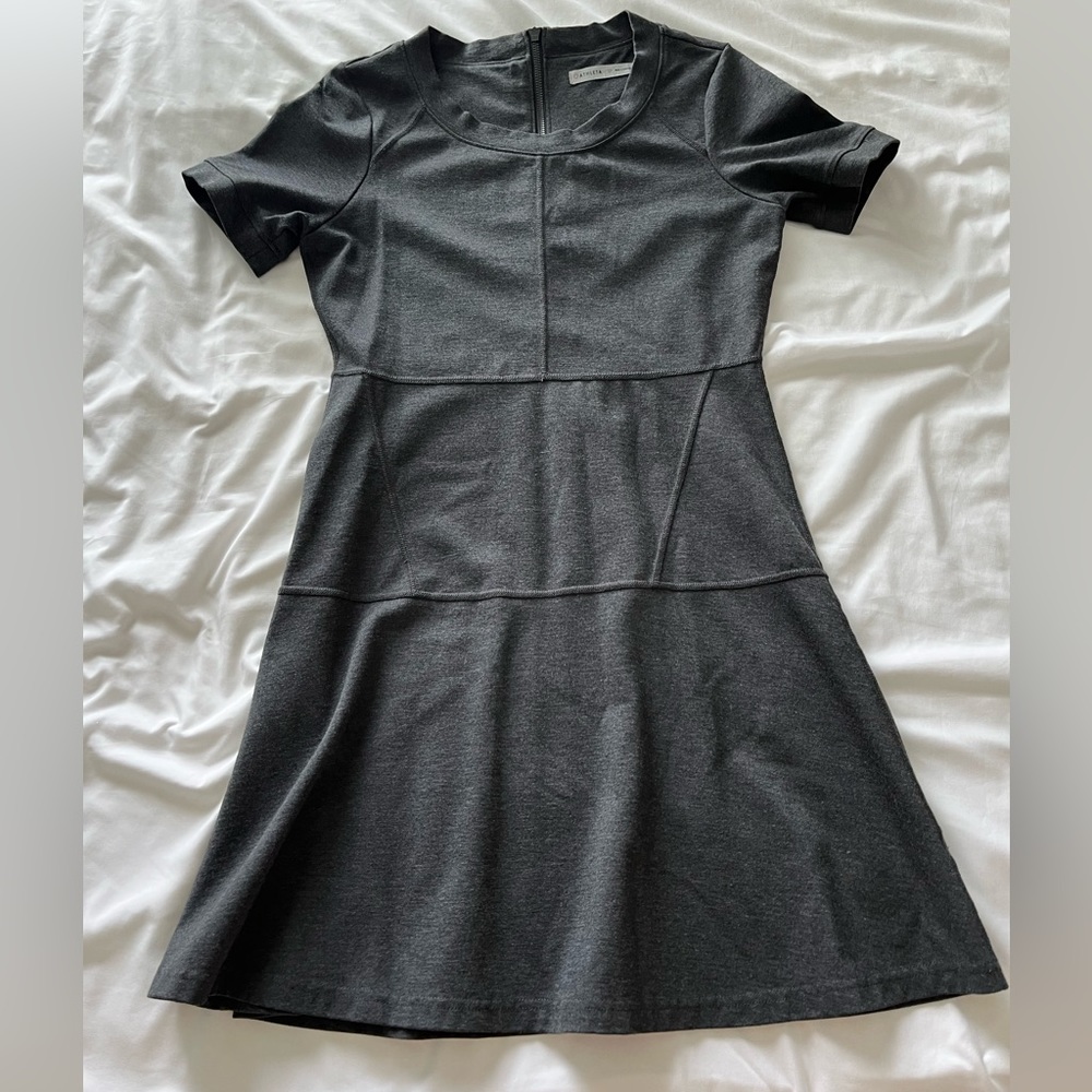 Athleta Womens En Route Short Sleeve A-Line Dress